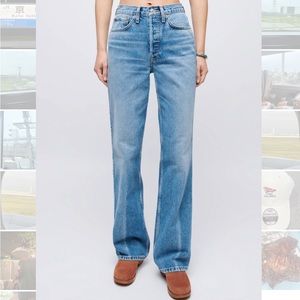 Re/done 70s Bootcut w/ knee rip. Brand new. Never worn w/ tags